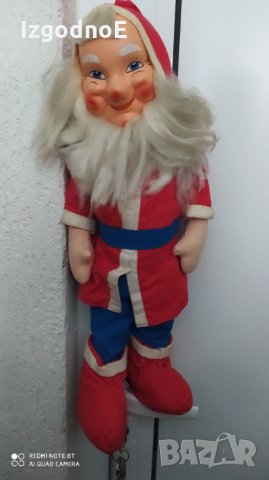 Много голям стар Дядо Коледа. Стара кукла от соца, снимка 2 - Колекции - 34378146