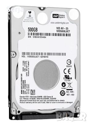 2.5" Laptop HDD Hard Disk, 1TB, 500GB, 250GB, 2.5”  Хард Дискове за Лаптопи, снимка 4 - Твърди дискове - 34114795