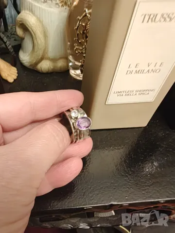 ISLAND SOUL марков масивен сребърен пръстен ръчна изработка естествени камъни , снимка 5 - Пръстени - 50037751