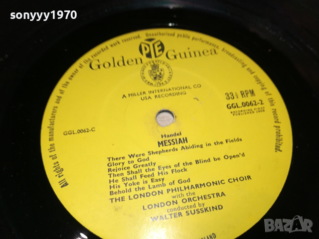 HANDEL MESSIAH-MADE IN ENGLAND-ПЛОЧА 1303241630, снимка 15 - Грамофонни плочи - 44746804
