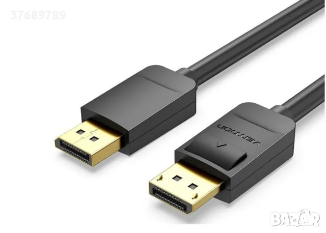 Кабел Vention Display Port - Display Port  - 4К - 1 м