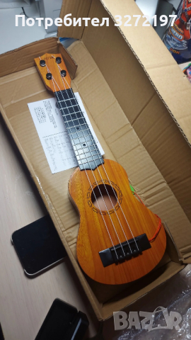 Детска Китара, Укулеле - 17 инча, около 45 см.,4 струни, снимка 18 - Струнни инструменти - 44589689