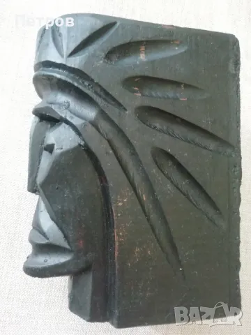 Тотем -Стилизирана глава/дърворезба, снимка 4 - Статуетки - 47228085