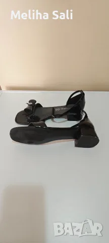 Елегантни лачени сандали в черен цвят на Tendenz - номер 39, снимка 8 - Сандали - 55723389