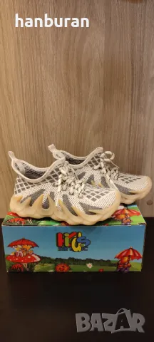 Детски дишащи маратонки от плат, размер 28, снимка 1