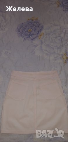 Дамски бледо-розов костюм, с къса пола, сезон пролет-есен, снимка 5 - Костюми - 40538022