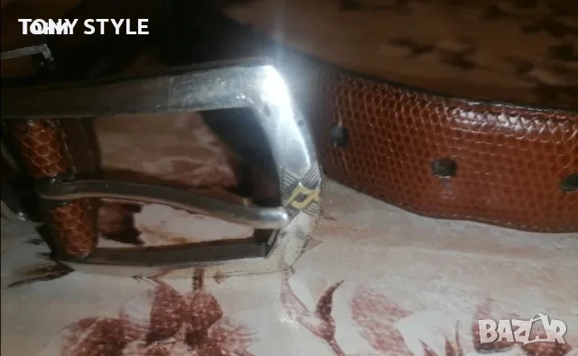 GROOKHORN Оригинал Нов Мъжки Колан Изцяло от Естествена Кожа 110см., снимка 4 - Колани - 51644535