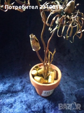 Сувенир цвете от гилзи, снимка 3 - Други ценни предмети - 40951570