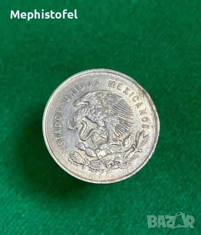 25 сентавос 1953 г, Мексико - сребърна монета, снимка 2 - Нумизматика и бонистика - 51575759