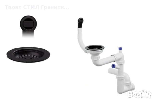 ПРОМО КОМПЛЕКТ – ВСИЧКО ЗА КУХНЯТА САМО ЗА 456 лв пълен комплект черен – мивка + смесител + си!, снимка 7 - Мивки - 51732052