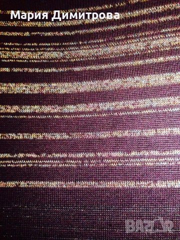 Красива рокля с бляскави асиметрични раета, снимка 7 - Рокли - 39193320