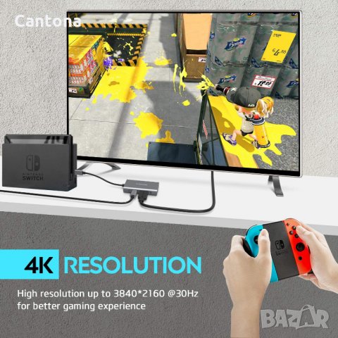 USB C хъб Manelord, VGA, 4K HDMI, двоен дисплей, 87W PD порт, USB 3.0, снимка 6 - Други - 35723486