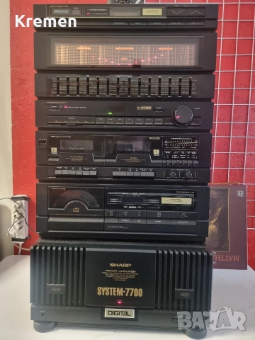 Уредба SHARP - 7700, снимка 2 - Ресийвъри, усилватели, смесителни пултове - 53371005