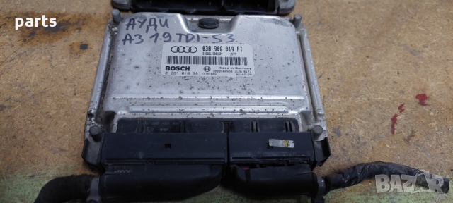 Компютър Ауди А3 1.9TDI - Сеат - Шкода - VW - 038906019FT N, снимка 2 - Части - 36058490