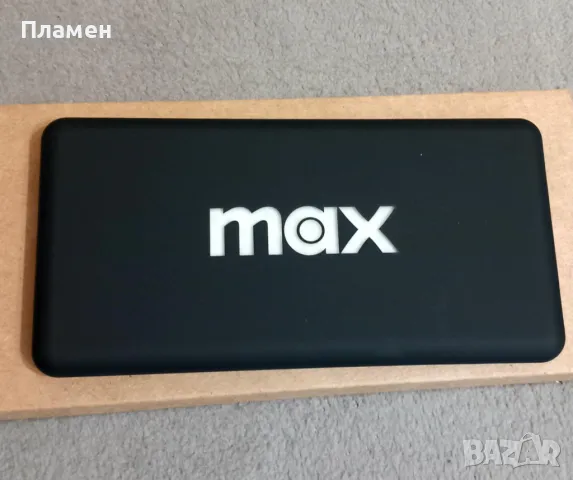 Външна батерия MAX, 8000 mAh, Черен, снимка 3 - Оригинални батерии - 49148228
