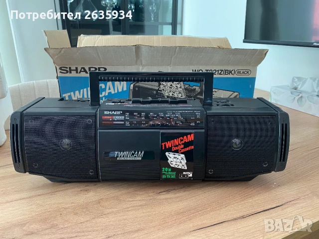Касетофон Sharp TwinCam - нов в кашон, снимка 4 - Радиокасетофони, транзистори - 50990077