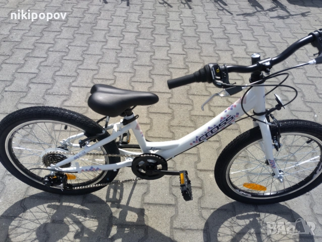 CROSS Велосипед 20" ALISSA бял, снимка 3 - Велосипеди - 53559927