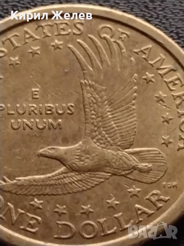 Монета 1 долар 2000г. САЩ Сакагавеа долар за КОЛЕКЦИЯ 38068, снимка 3 - Нумизматика и бонистика - 40767086