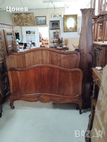 Антикварно френско легло, снимка 2 - Спални и легла - 52154183