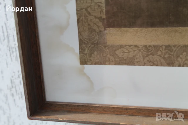 Китайска репродукция с дървена рамка, снимка 9 - Картини - 50474580