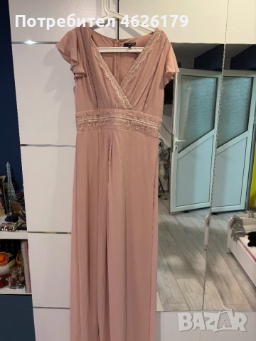 Елегантна дълга рокля L, снимка 6 - Рокли - 52381050