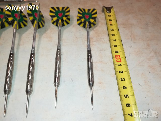 метални стрели за дартс 14бр-внос германия 1106231420M, снимка 6 - Колекции - 41099429