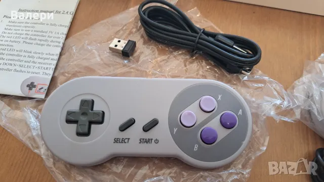 SNES контролери за Nintendo Switch и компютър, безжични, снимка 3 - Аксесоари - 47405088