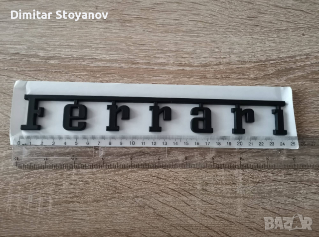 Емблема Надпис Ферари Ferrari, снимка 2 - Аксесоари и консумативи - 36190925