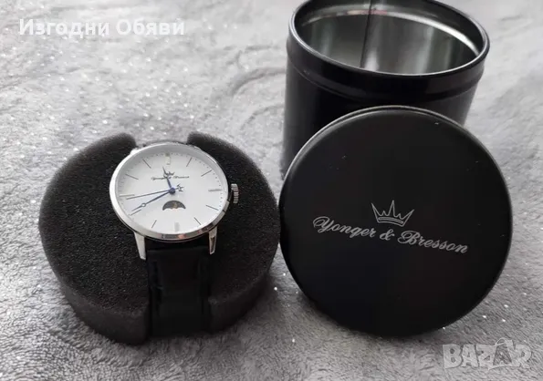 Ръчен часовник (Yonger & Bresson) Франция, снимка 7 - Мъжки - 49960250