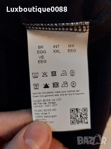 Нова с етикет тениска с яка Hugo Boss XXL, снимка 7 - Тениски - 53293795