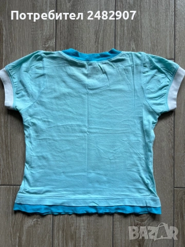 Памучна дамска тениска, снимка 5 - Тениски - 53601731