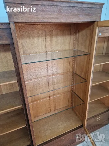 Антична Масивна Секция-внос от Германия!, снимка 8 - Секции и витрини - 49447576