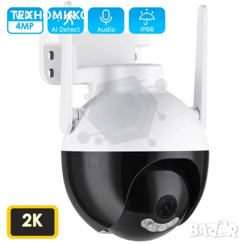 ОХРАНИТЕЛНА WiFi КАМЕРА LyLu 6MP Smart Sphere ptz iCSee app, снимка 9 - IP камери - 51318707
