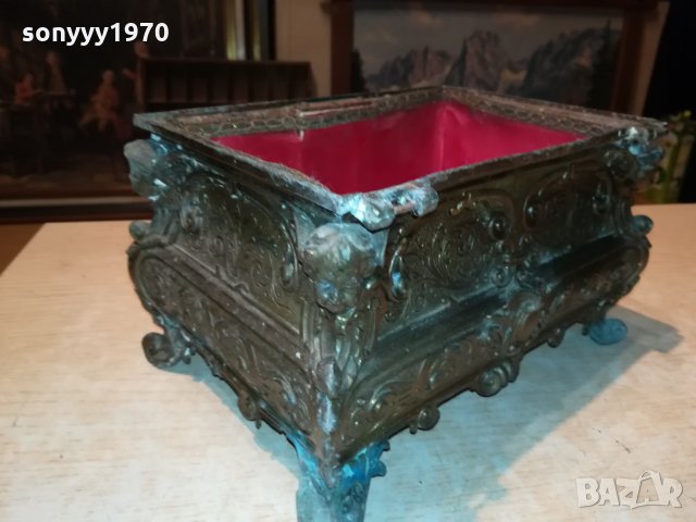 АНТИКА-МЕД/МЕСИНГ-ФРАНЦИЯ 0911212007, снимка 7 - Антикварни и старинни предмети - 34751996