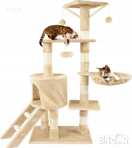 НОВИ! Котешка катерушка драскалка 139см 5 нива, снимка 3 - За котки - 53824739