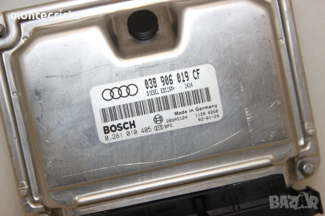 Моторен компютър Audi A6 C5 (1997-2005г.) 038906019CF / 038 906 019 CF / 0281010405 / 0 281 010 405, снимка 2 - Части - 53409178