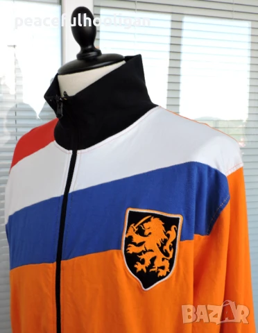 Holland Collection Vintage - мъжко спортно горнище на холандския национален отбор размер L , снимка 11 - Спортни дрехи, екипи - 50837100