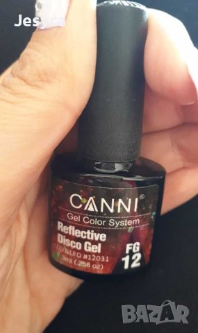  Canni reflective disco gel / отразяващ гел лак, снимка 3 - Продукти за маникюр - 41083170