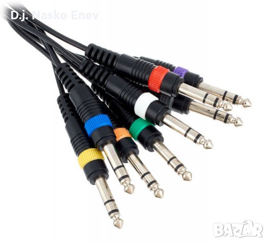 Комплект кабели за електронни барабани the sssnake SPP8050 - 8 чифта в общ корпус, снимка 3 - Ударни инструменти - 25350920