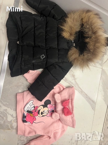 Лот бебшко яке и суитшър 9-12м, снимка 4 - Бебешки якета и елеци - 53222713