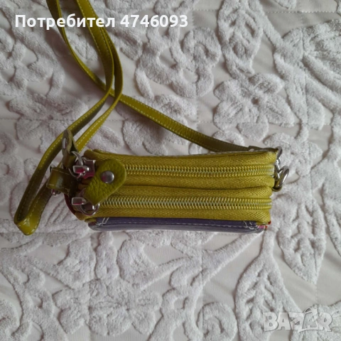 чантичка / портмоне многоцветна , естествена кожа, снимка 11 - Портфейли, портмонета - 53707723