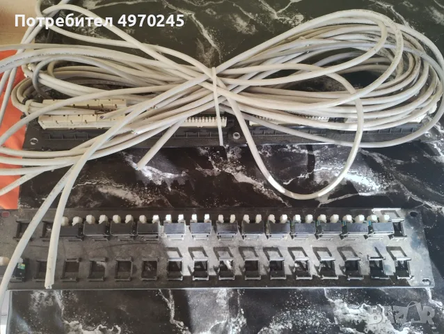 пач панели rj45 2 броя, снимка 2 - Мрежови адаптери - 56403043