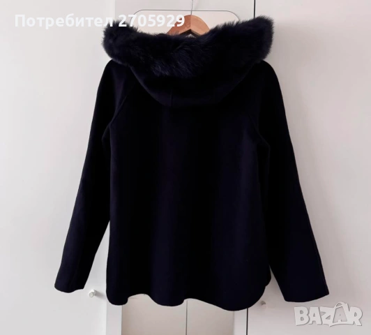 Massimo Dutti тъмносиньо преходно палто, размер S, снимка 5 - Палта, манта - 53436728