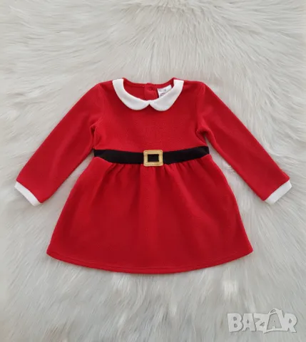 Детска Коледна рокля H&M 18-24 месеца , снимка 6 - Бебешки рокли - 47650356
