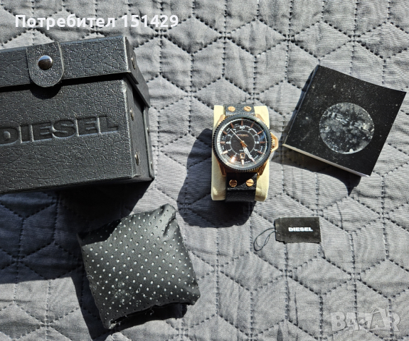DIESEL оригинален мъжки часовник отлично състояние, снимка 3 - Мъжки - 44604281