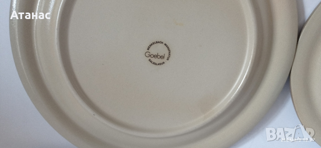 Керамични чинии "Гьобел", снимка 3 - Чинии - 44584034