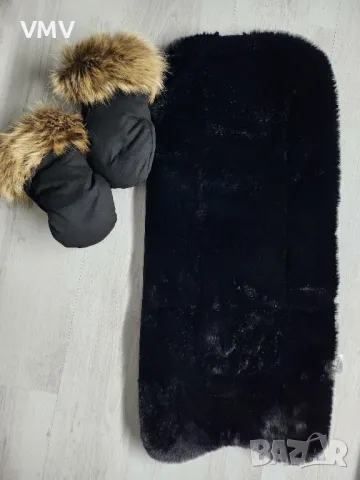 подложка и ръкавици за количка 