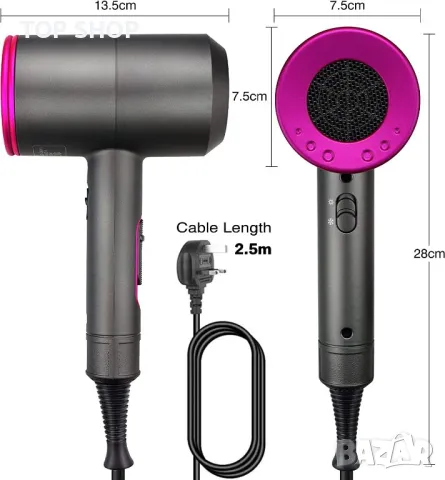 Професионален сешоар Jooayou 2000 W, снимка 10 - Сешоари - 48778276