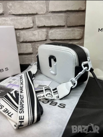 Marc Jacobs бяло с черно чанта