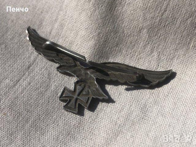авиаторски/пилотски/ немски, нагръден знак - WWII - Wermacht, снимка 4 - Антикварни и старинни предмети - 44413172